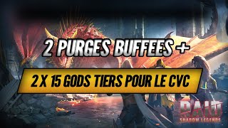 2 Purges Rééquilibrées  2 x 15 de fou pour le CvC  Raid Shadow Legends [upl. by Hesper]