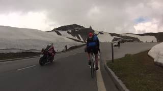 Grossglockner Aufstieg mit Fahrrad bis EdelweißSpitze [upl. by Ilamad]