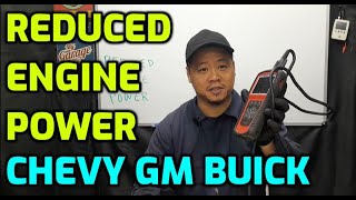 REDUCED ENGINE POWER FIX GM CHEVY BUICK [upl. by Anirak452]