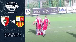 Calcio Eccellenza  SPD TharrosFBC Calangianus 10 Highlights [upl. by Lauree644]