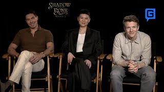 Lewis Tan Anna Leong Brophy amp Patrick Gibson on Shadow and Bone season 2 [upl. by Elatsyrc]