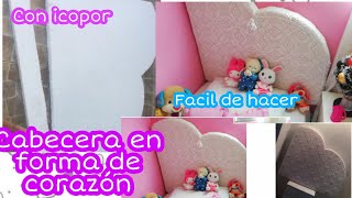 🌺DIY como hacer una cabecera de cama espectacular con carton🌺 [upl. by Notnerb40]