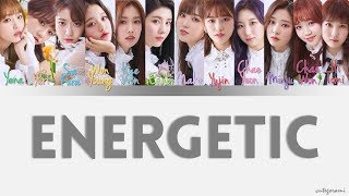 IZONE 아이즈원  에너제틱 Energetic Color Coded Lyrics HANROMENG [upl. by Osei744]