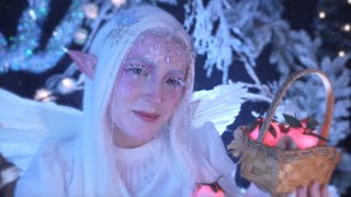 ASMR Sweet Winter Fairy Magic Snowflakes Dewdrop Delights Unintelligible Whispers [upl. by Emmott]