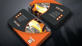 Rent a Car Business Card Tutorial  Adobe Illustrator [upl. by Coke394]