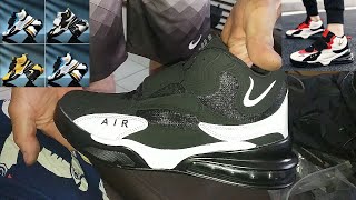 UNBOXING Sapatos esportivos AIR antiderrapantes absorção de choque cano alto para homens ALIEXPRESS [upl. by Namilus]