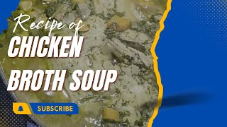 Healthy Gut AntiInflammatory Chicken Broth Soup Recipe [upl. by Naujat]