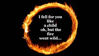 Ring Of Fire Johnny Cash lyrics [upl. by Pickering65]