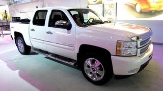 2013 Chevrolet Silverado LTZ Crew Cab 4WD  Exterior Interior Walkaround  2013 Toronto Auto Show [upl. by Arim]