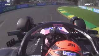 Esteban Ocon Radio After Making It Through Q1 [upl. by Longmire]