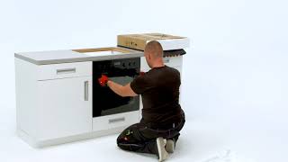 How to install your Electrolux Oven with Hob  Built Under installation [upl. by Llertnom]