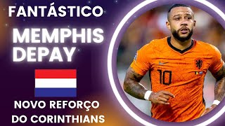 Fantástico Memphis Depay vai jogar no Corinthians Live do Coy Especial [upl. by Ahsaeit217]