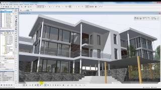 BIM med ArchiCAD Skisserendering i 3D [upl. by Kared307]