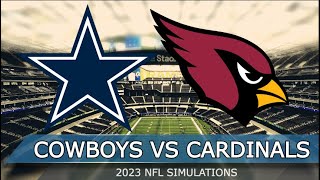 Dallas Cowboys vs Arizona Cardinals  NFL Week 3 2023 Full Game Highlights  Madden 24 Sim [upl. by Aleusnoc164]