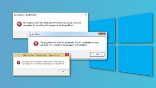 Запобігання помилок DLL в Windows Підказки для msvcp120dll msvcp140dll та інших [upl. by Ahsilla]