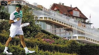 Roger Federer  Mirka Federer House Tour  2018  Inside amp Outside  Tennis Players House [upl. by Alraep444]