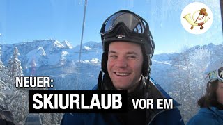 Vor der EM nochmal abschalten Manuel Neuer macht Skiurlaub [upl. by Neenad]