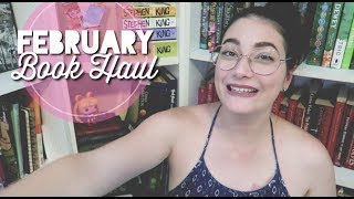 BOOK HAUL  February 2018 [upl. by Nylrahs]