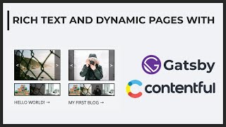 Rich Text and Dynamic pages with Gatsby amp Contentful [upl. by Assenev]