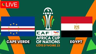 CAPE VERDE VS EGYPT AFCON 2023 PES 2021 [upl. by Nylahs]