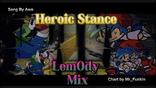 FNFHeroic Stance  Lem0dy Mix BBS Lem0dy Mix v2 ChartedLink [upl. by Yenffad]