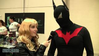 BATMAN BEYOND DC Comics Cosplay at the Boston Comic Con [upl. by Sheridan85]