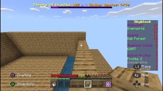 How to make an easy cow farm in Skyblock CubeCraft With Scrufi [upl. by Isied]