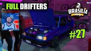 Brasília RP 2 27  TUNEI MEU GOLETA e DEIXEI FULL DRIFTERS GTA RP [upl. by Messab]