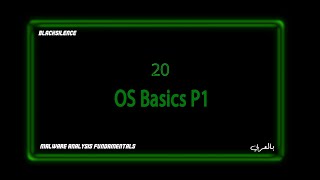 20 OS Basics P1 [upl. by Eintruoc]