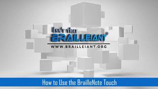 How to Use the BrailleNote Touch [upl. by Rooney]