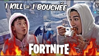 1 KILL  1 BOUCHÉE DES RAMENS LES PLUS ÉPICÉS AU MONDE Fortnite [upl. by Arihaz5]