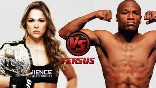 Ronda Rousey vs Floyd Mayweather [upl. by Tebazile1]