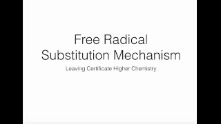 Free Radical Mechanism for the Chlorination of Methane [upl. by Rosalba250]