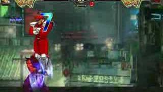 Awesome mugen battle M Bison vs Shin Akuma [upl. by Eemaj591]