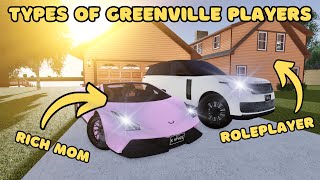 12 TYPES OF GREENVILLE PLAYERS  Which one are you [upl. by Elbertine]