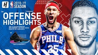 Ben Simmons 5 Year 170M Contract Extension BEST Highlights amp Moments from 201819 NBA Season [upl. by Remoh486]