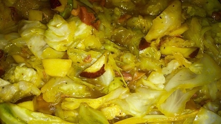 Best amp Easiest Ever Smothered Cabbage  No Pork  Cooking w Ashley [upl. by Morganstein]