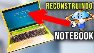 Montando Notebook para Testes no Canal  Se danificar não tem problema [upl. by Onileva240]