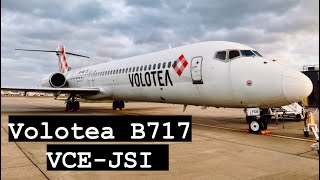 ✈ Volotea B717  Venice  Skiathos  Trip Report ✈ [upl. by Arelc288]