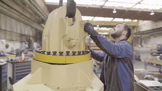 Slewing Unit Production at PEINER SMAG in Salzgitter [upl. by Langston840]