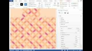 How to make Circle Pattern in Microsoft Word 2013 [upl. by Joli890]