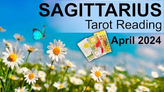 SAGITTARIUS TAROT READING quotA KEY DECISION MAKER IS FAVOURABLE amp A BIG STEP FORWARDquot April 2024 [upl. by Hazard]