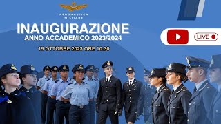 Inaugurazione anno accademico 20232024 degli istituti di formazione dell’Aeronautica Militare [upl. by Lucy]