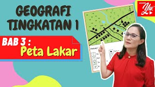 Geografi Tingkatan 1 Bab 3  Peta Lakar [upl. by Tombaugh279]