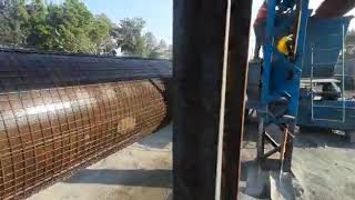 Pipe Guniting Brush coating [upl. by Armilla]