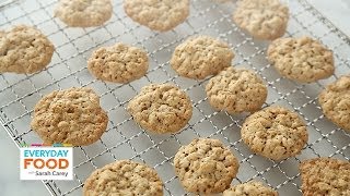 Crispy Maple Oatmeal Cookies  Everyday Food with Sarah Carey [upl. by Eniarda]