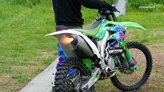 Kawasaki KX450F  Coldstart Warm up amp Soundcheck [upl. by Loseff209]