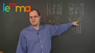 Linear Algebra 17d Easy Eigenvalues  Nontrivial Null Space [upl. by Anitsrihc18]