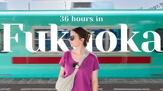 36 hours in Fukuoka  Japan Travel Vlog  🍜 Ramen Cafe Hopping Dazaifu Shrine [upl. by Nutter]