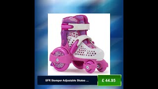 SFR Stomper Adjustable Skates Pink ampWhite [upl. by Akira]